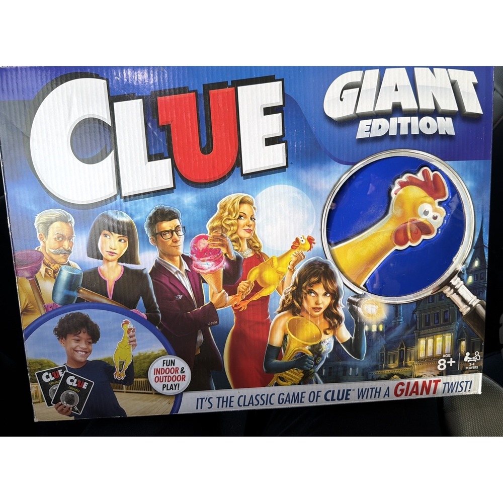 Clue Giant‎ Edition Board Game Indoor Outdoor Mystery Game Spin Master 6062876r